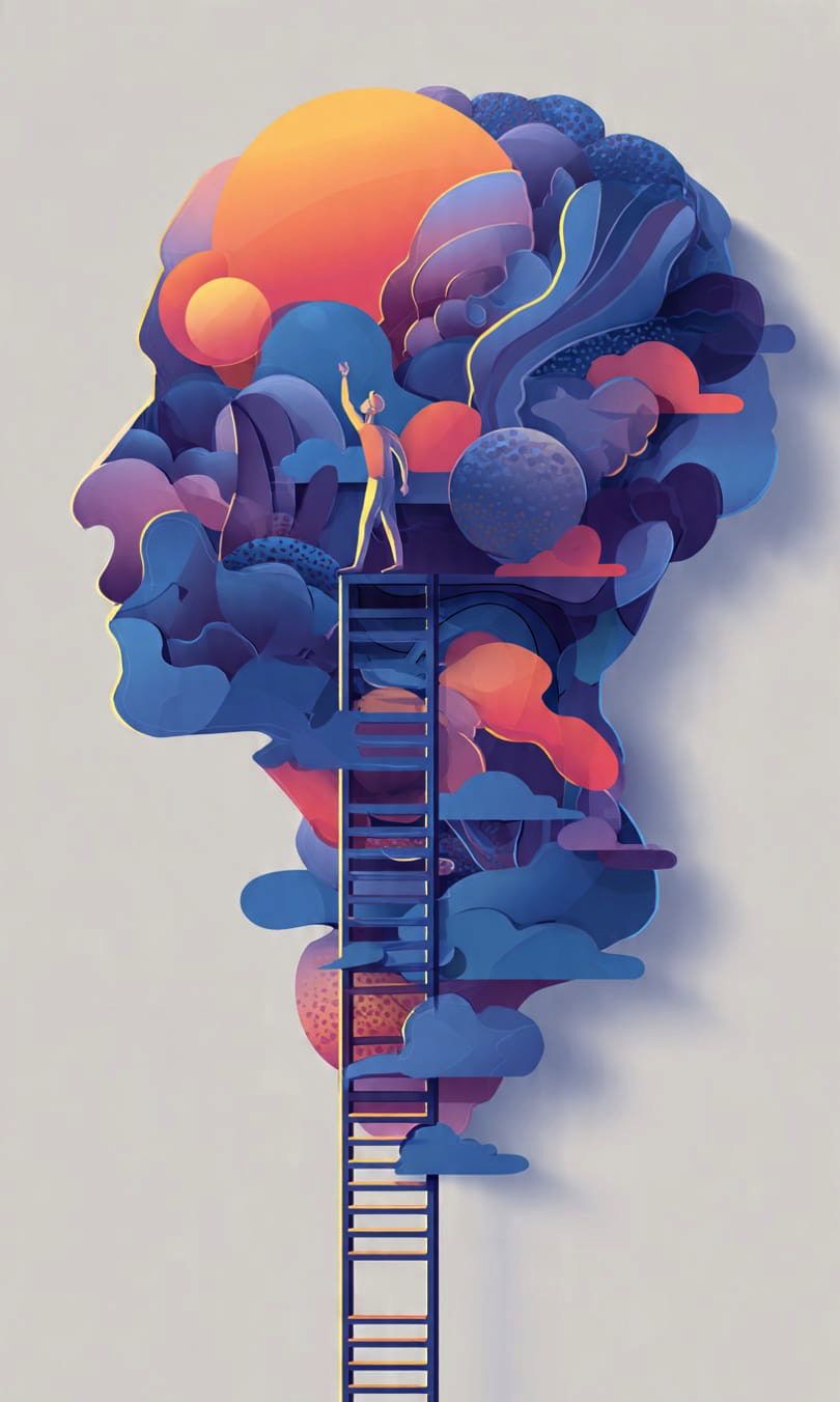 Representación artística de la mente y el desarrollo neurocognitivo